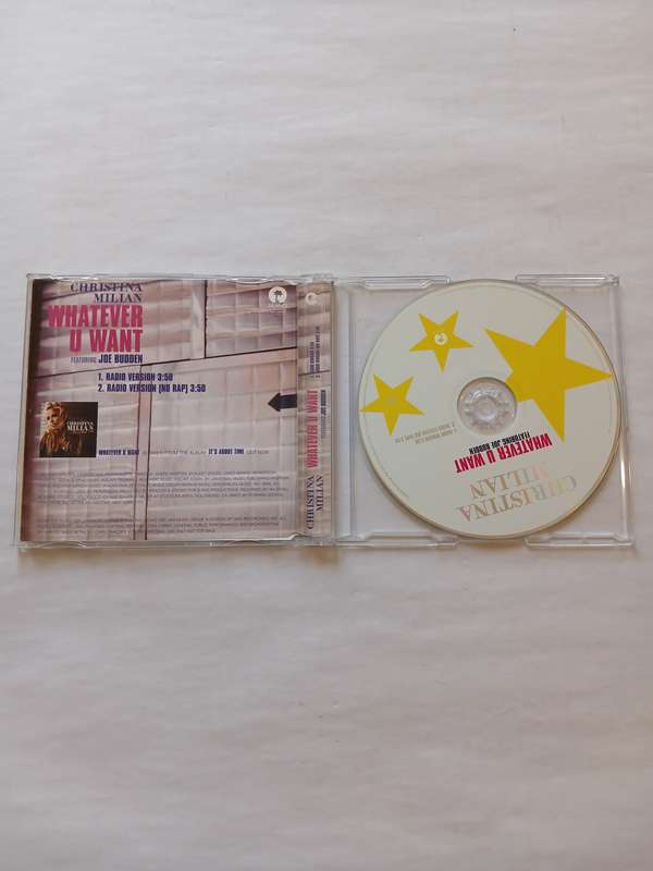Christina Milian featuring Joe Budden, Whatever U Want CD single, Promo, EU