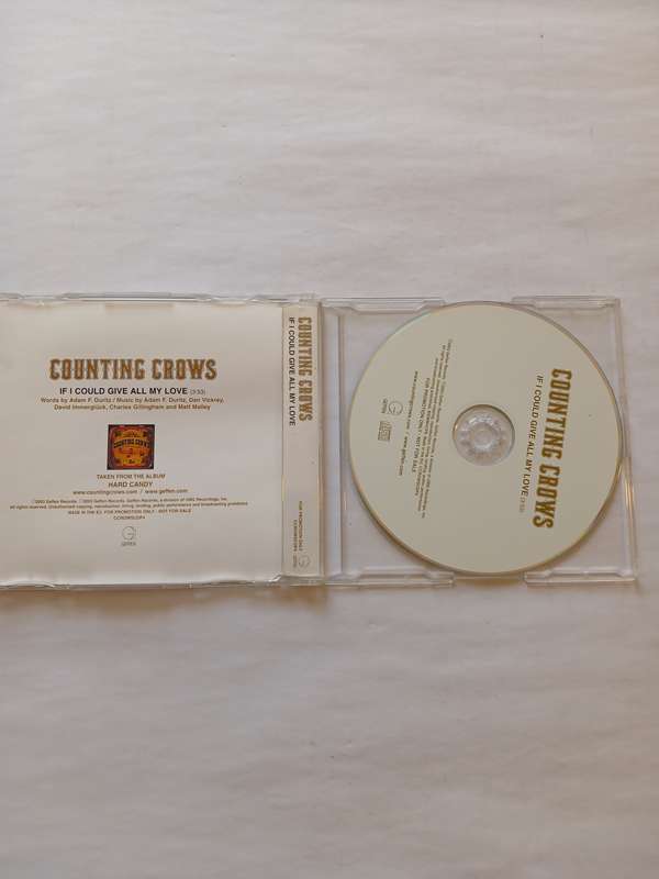 Counting Crows, If I Could Give All My Love CD single, Promo, EU