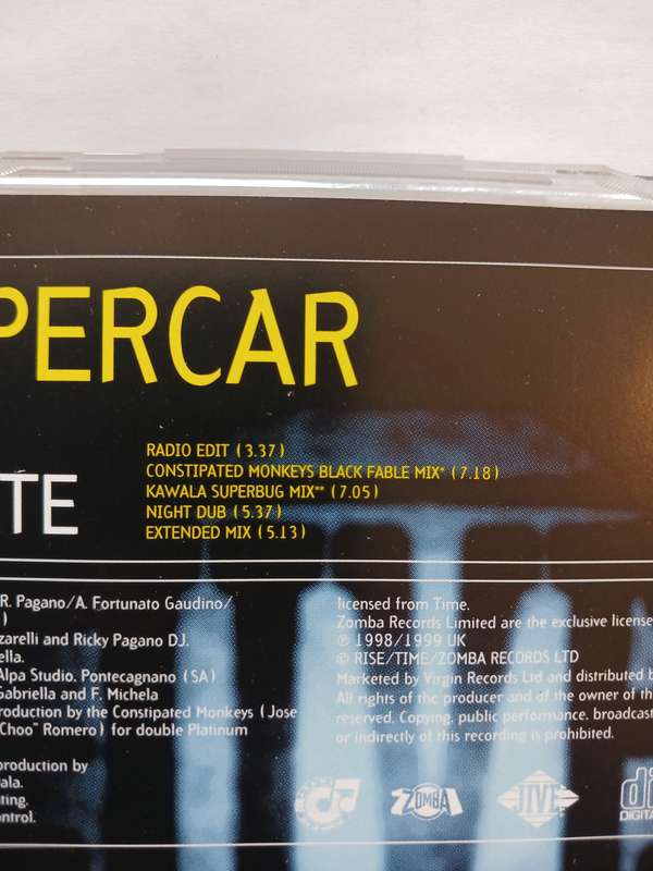 Supercar, Tonite CD single