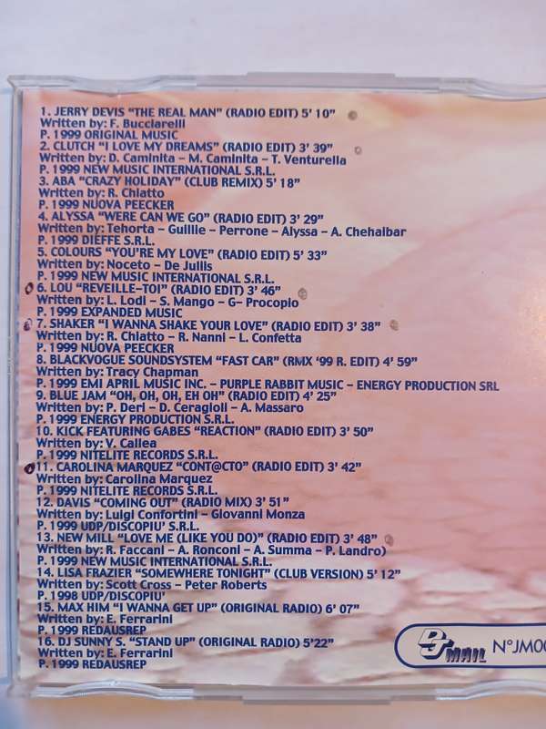 CD Dance JM Vol. 8 CD, Italy