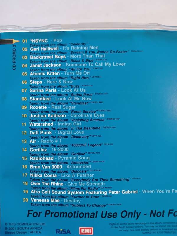 Highlights 2001 Volume 2, CD, Promo