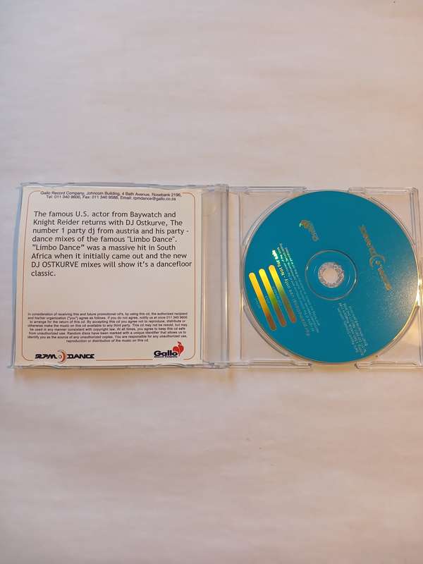 DJ Ostkurve Ft David Hasselhoff, Limbo Dance 2005, CD single Promo