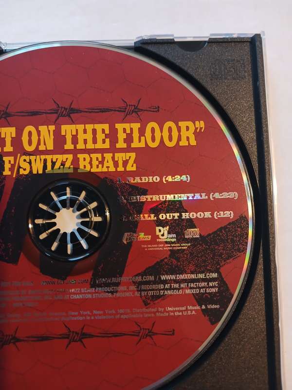 DMX F/Swizz Beatz, Get It On The Floor CD single, US