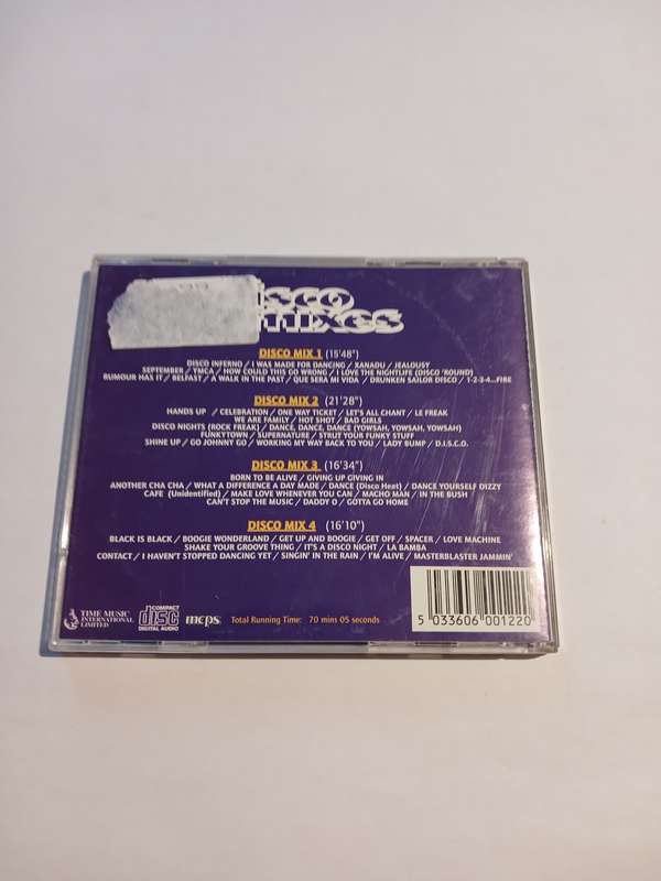 Disco Remixes, The Vision Mastermixers CD, UK