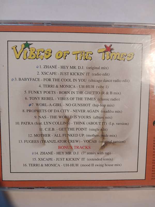 Vibes of the Times, Various CD