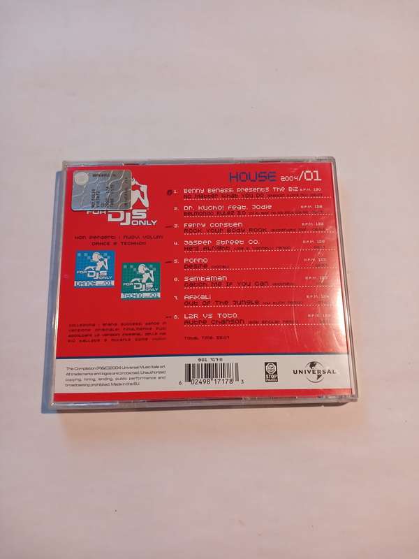 For DJ's Only 2004/01 House CD