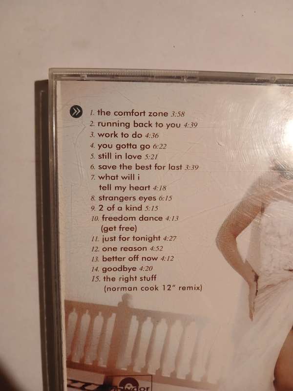 Vanessa Williams, The Comfort Zone CD, EU