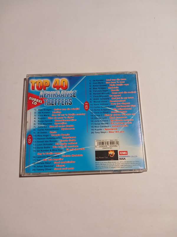 Top 40 Afrikaanse Treffers 1960 - 1990, 2 x CD