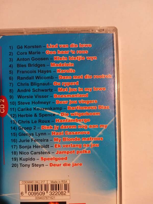 Top 40 Afrikaanse Treffers 1960 - 1990, 2 x CD