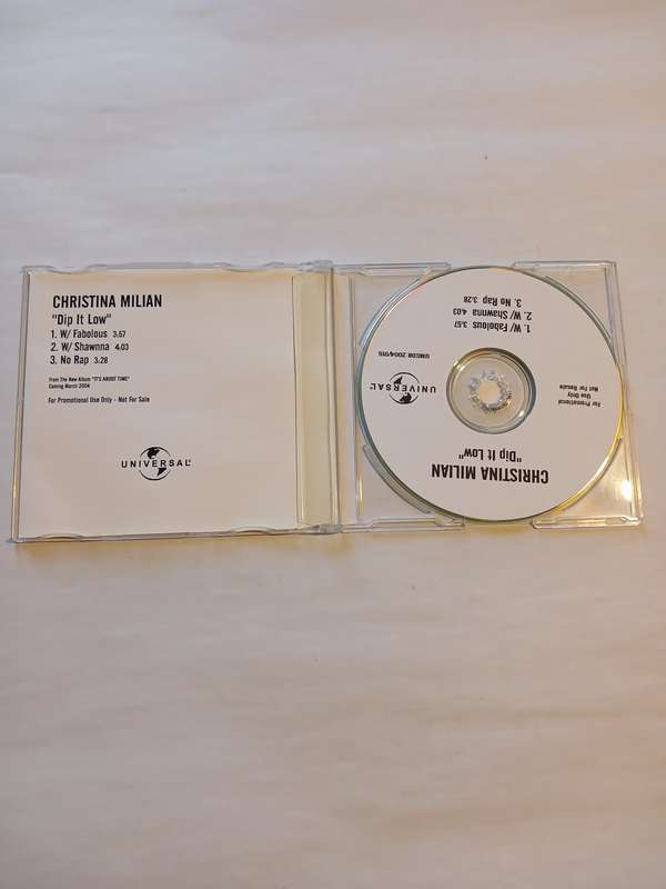 Christina Milian, Dip It Low CD single, Promo