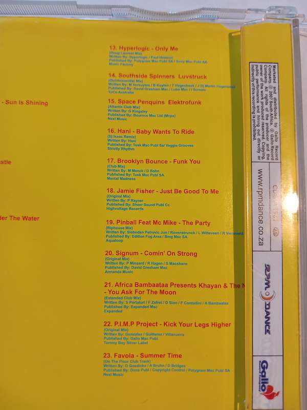 Bump Volume 5, Remixed, Remastered CD, Promo