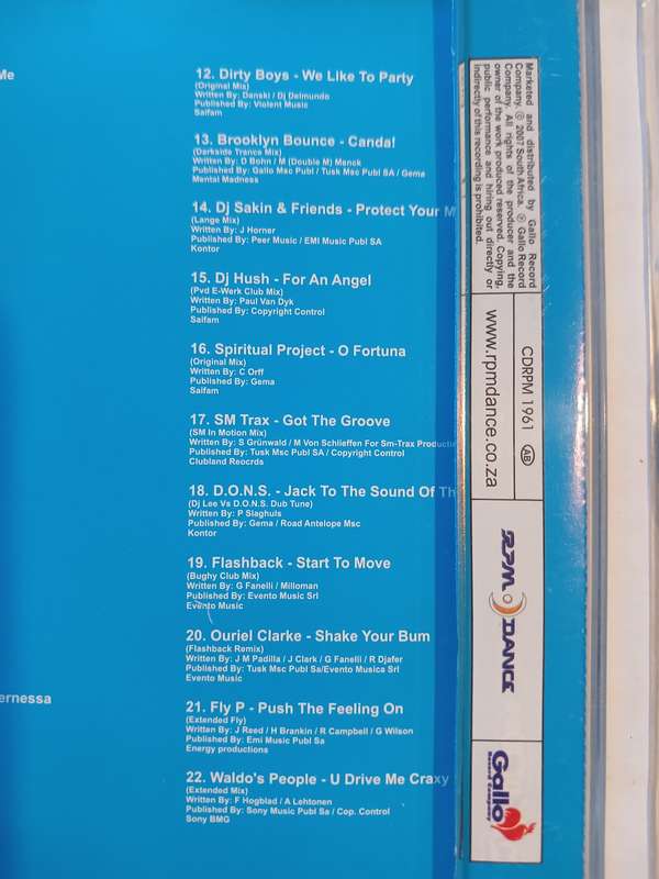 Bump Volume 4, Remixed, Remastered CD, Promo