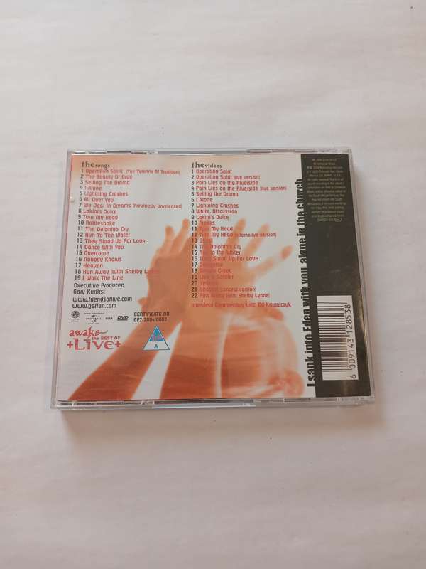 Live, Awake, The Best Of CD/DVD