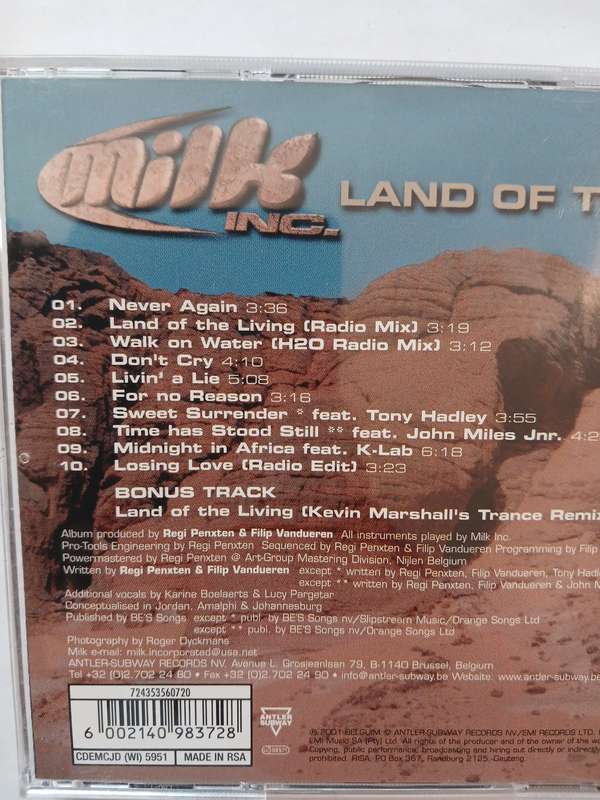 Milk Inc. Land of the Living, 2 x CD, Special Edition, Promo