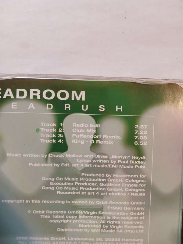Headroom, Headrush CD single