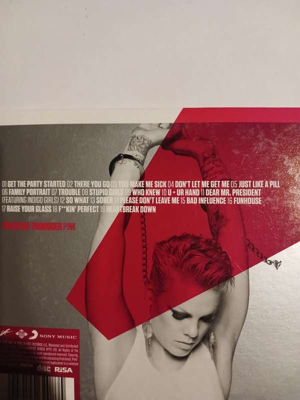 Pink, Greatest Hits...So Far!!! CD