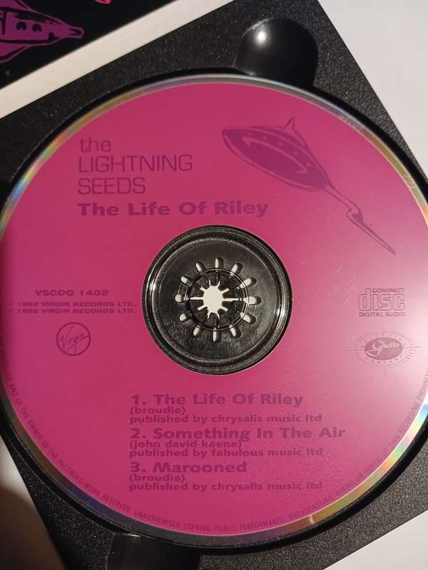 The Lightning Seeds, The Life of Riley CD single, UK