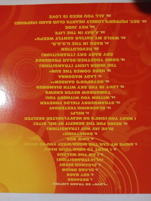 Beatles, Love, CD/DVD, US