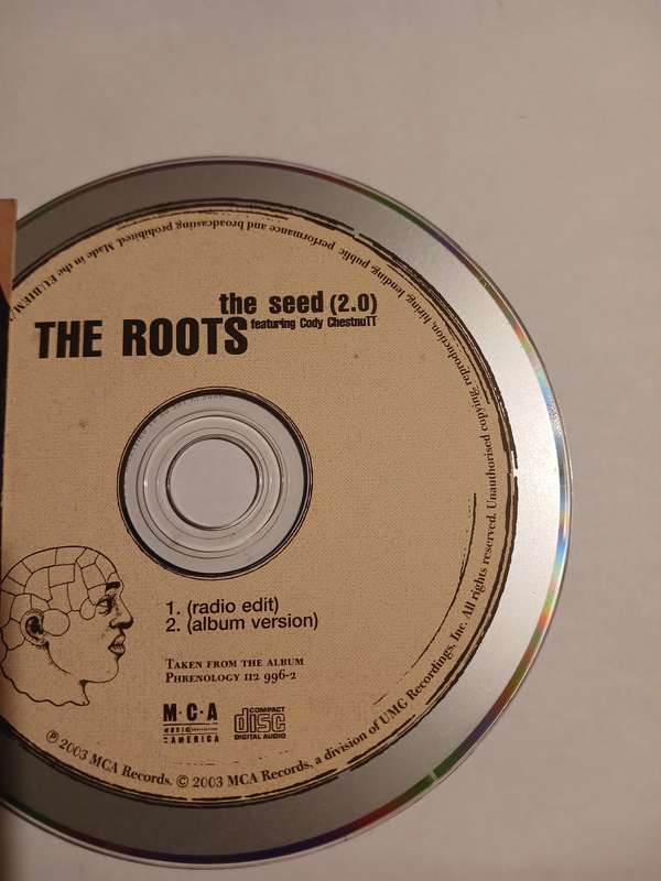The Seed (2.0) featuring Cody ChestnuTT, The Roots CD single, Promo, EU