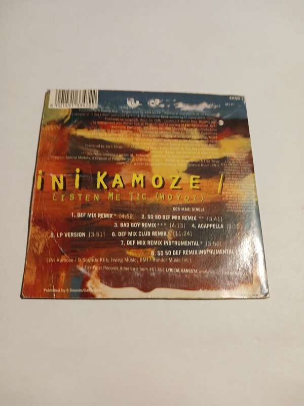 Ini Kamoze, Listen Me Tic (Woyoi) CD single
