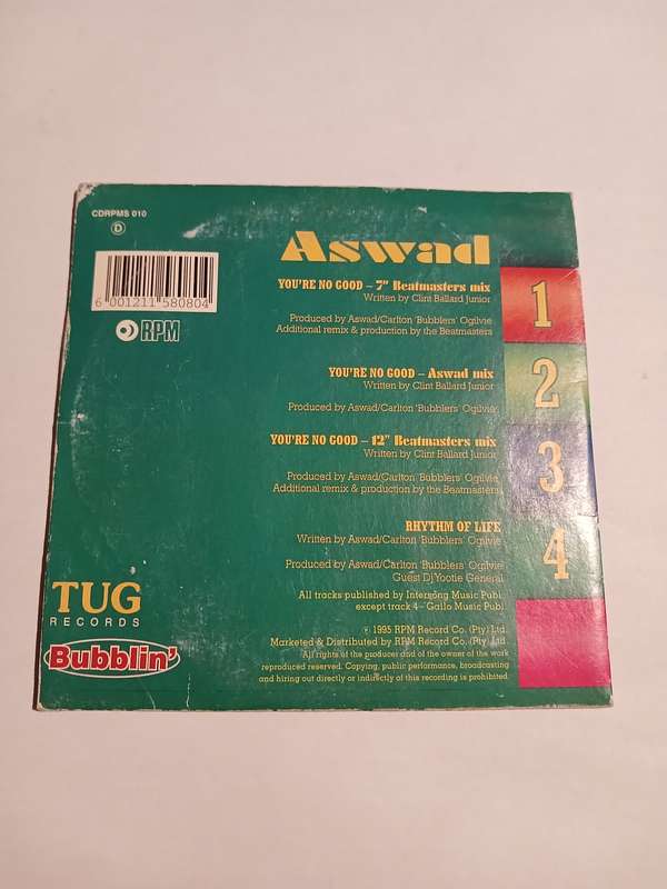 Aswad, You're No Good CD single