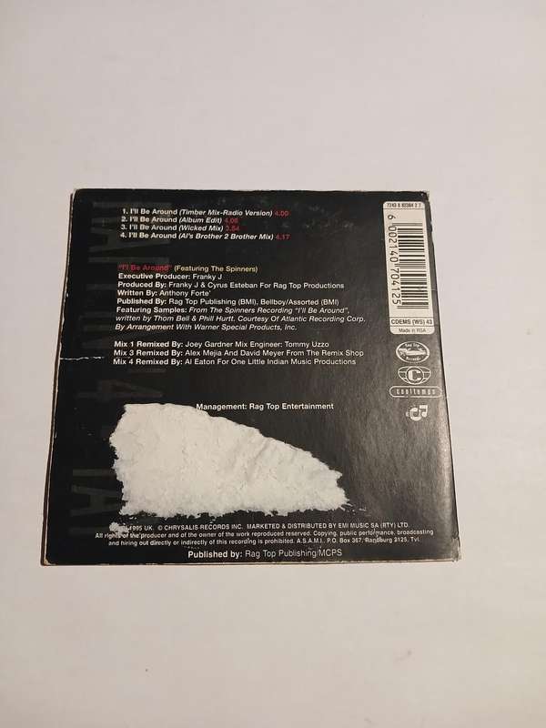 Rappin'4-Tay featuring The Spinners, I'll Be Around CD single