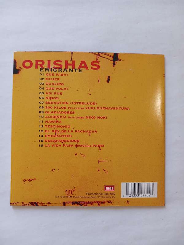 Orishas, Emigrante CD, Promo, EU