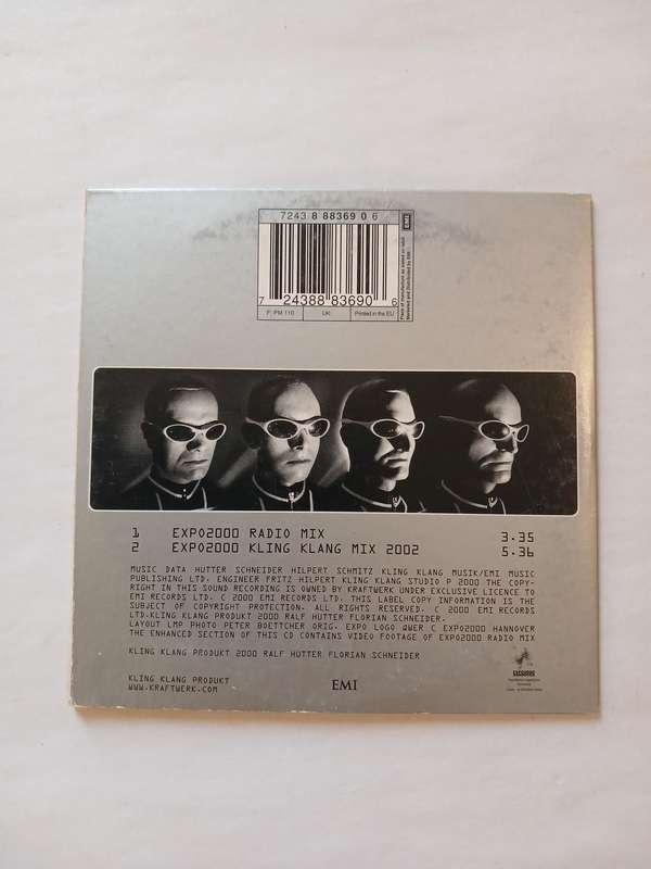 Kraftwerk, Expo2000 CD single, Enhanced, EU