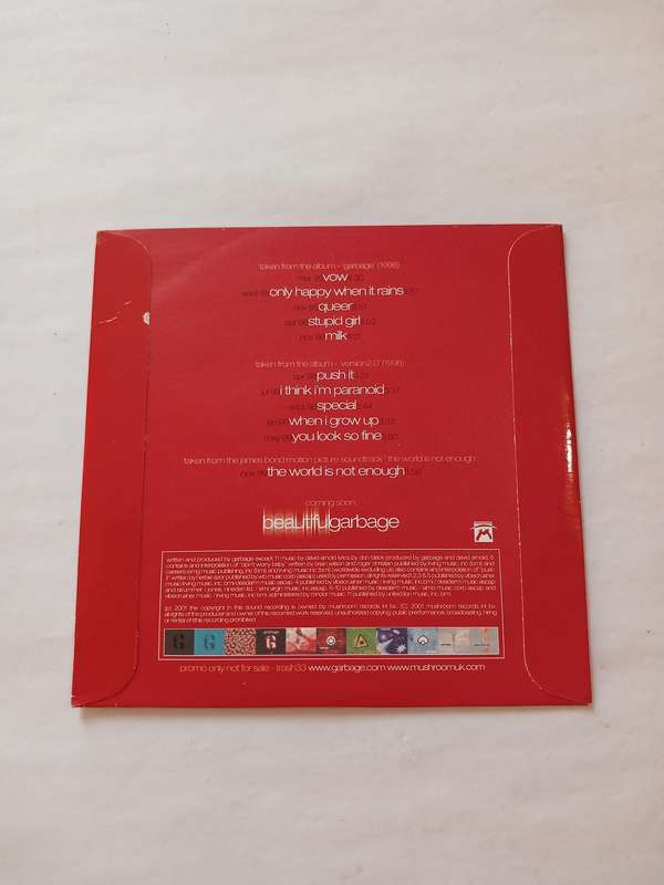 Garbage, Previous Garbage CD, Promo, UK