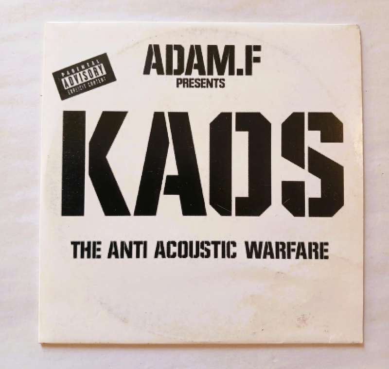 Adam F, Kaos The Anti Acoustic Warfare CD, Promo, Sampler, Germany