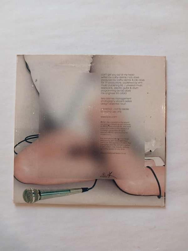 Kylie Minogue, Can't Get You Out Of My Head CD single, Promo, UK & Europe