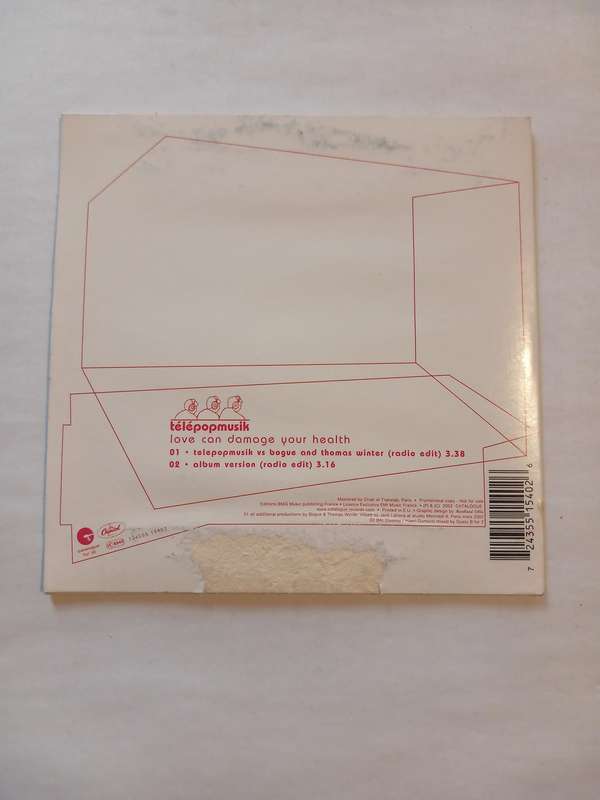 Telepopmusik, Love Can Change Your Health CD single, Promo, EU