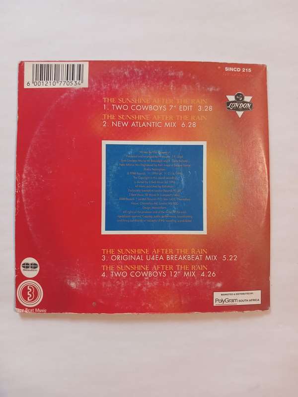 New Atlantic/U4EA featuring Berri, The Sunshine after the Rain CD single