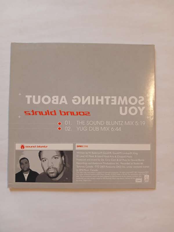 Sound Bluntz, Something About You CD single, Promo, EU