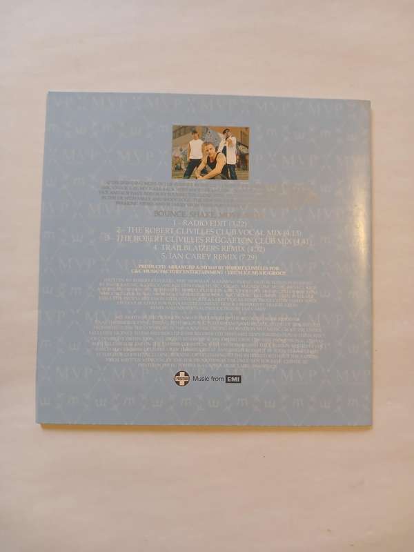 M.V.P. - Bounce, Shake, Move, Stop! CD single, Promo, UK