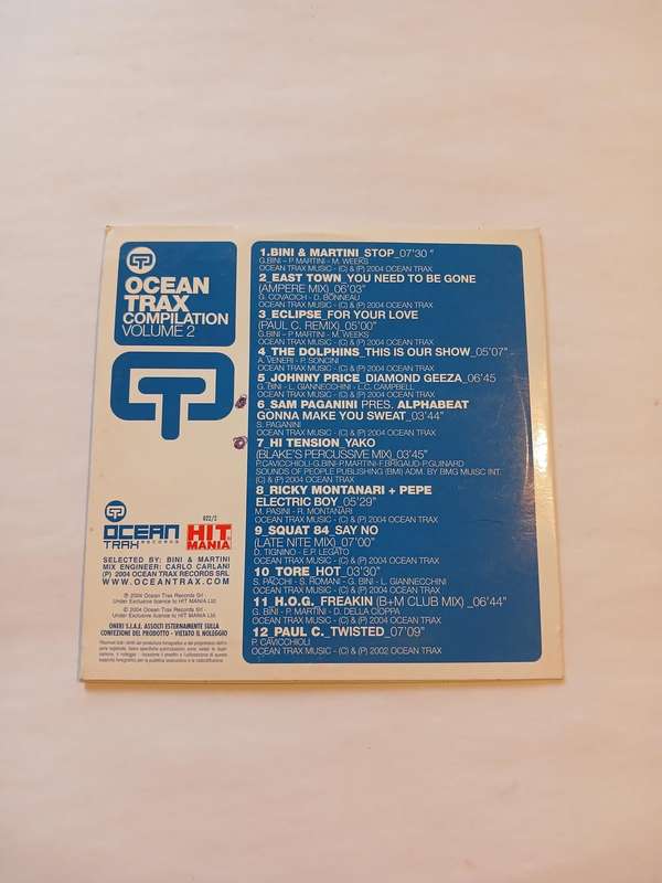 Ocean Trax Compilation Volume 2 Various CD, Italy