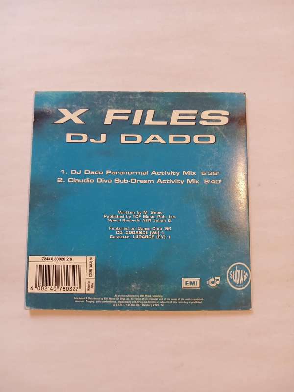 DJ Dado, X Files CD single