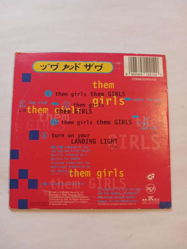 Zig-Zag, Them Girls CD single