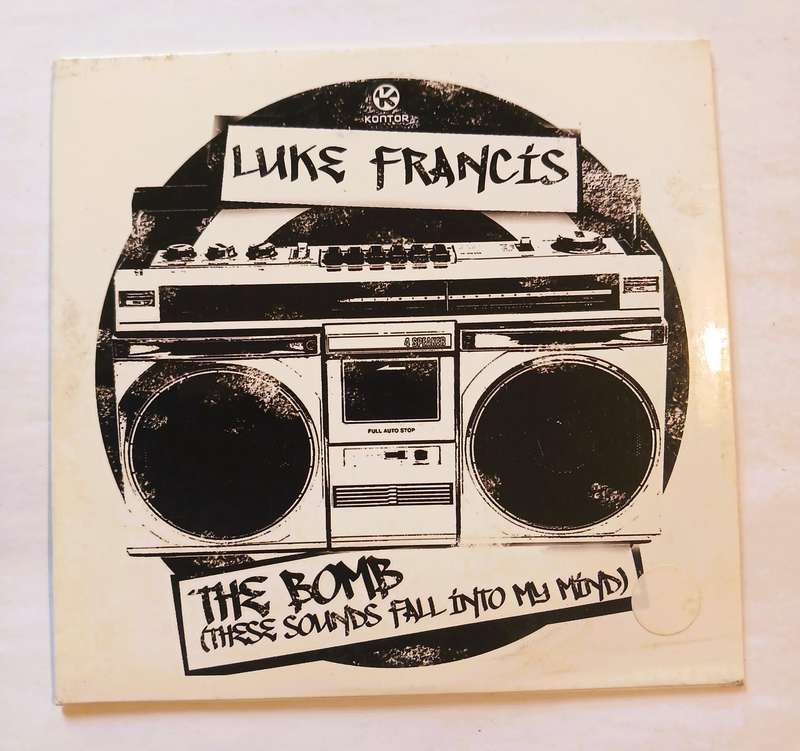 Luke Francis, The Bomb(These Sounds Fall Into My Mind) CD single, Promo