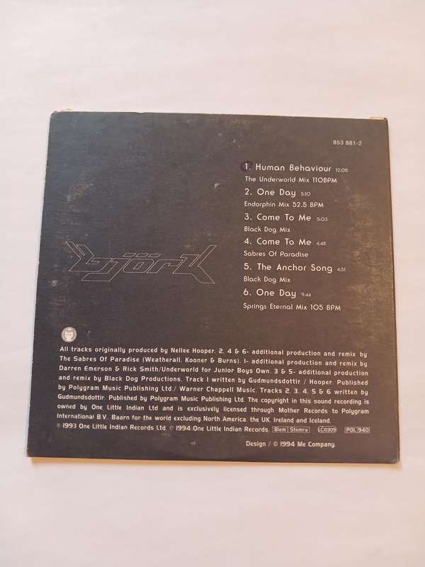Bjork, The Best Mixes From The Album-Debut For All The People Who Don't Buy White-Labels CD single
