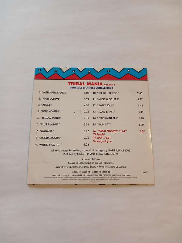Tribal Mania Volume 4 CD, EU