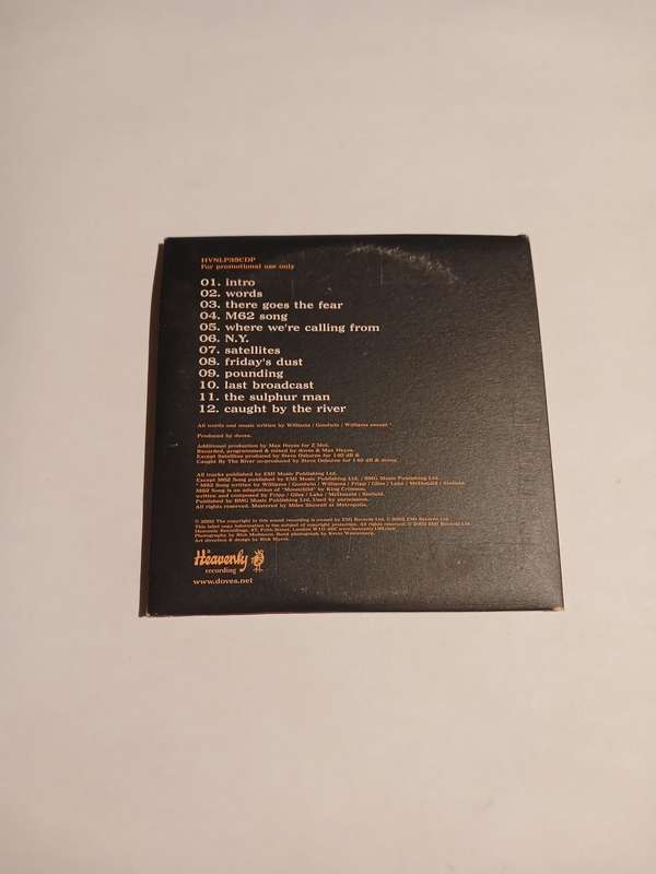 Doves, The Last Broadcast CD, Promo, UK