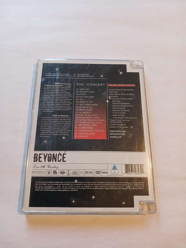 Beyonce Live At Wembly DVD