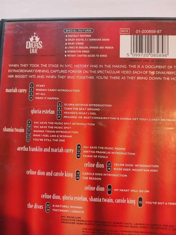 Divas Live, One Stage, One Night Only DVD