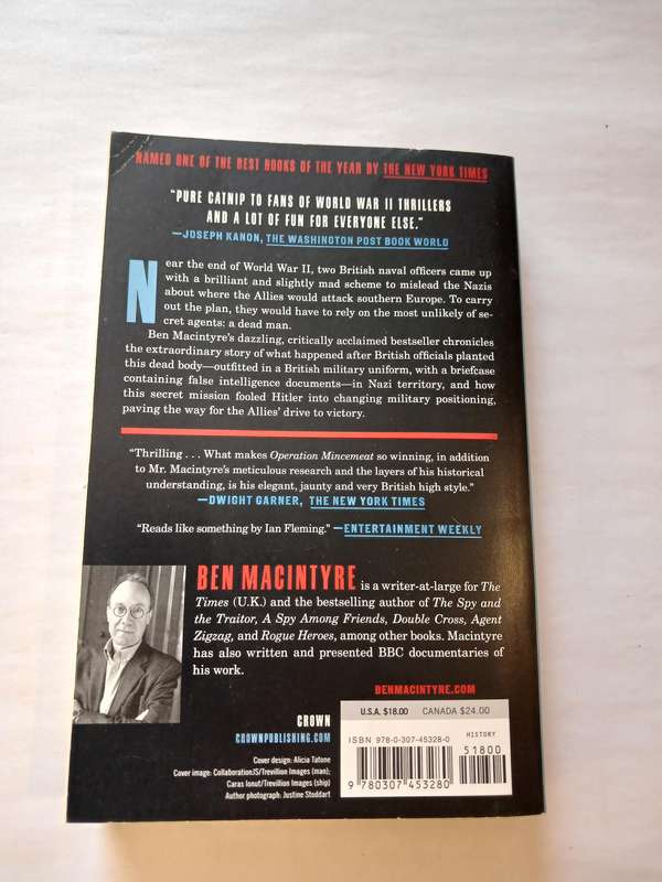 Operation Mincemeat by Ben Macintyre