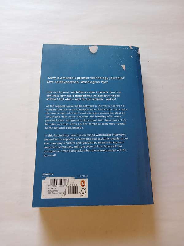 Facebook, The Inside Story by Steven Levy