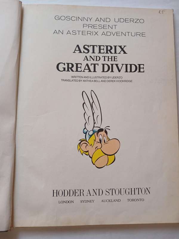 Asterix and the Great Divide by R. Goscinny & A. Uderzo