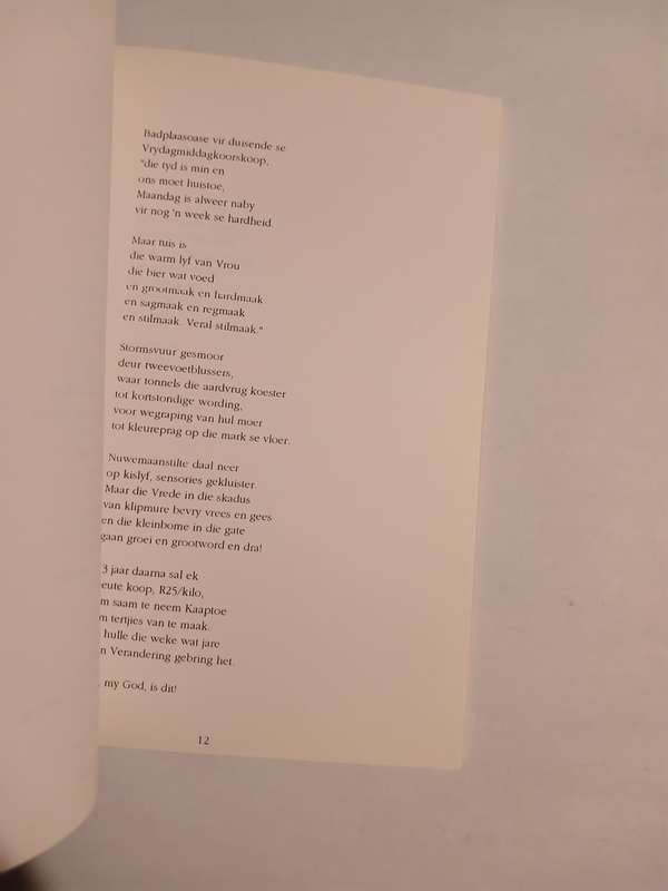 Mikrogenese 2, Geselekteerde Gedigte 1994-1995 deur Pieter Bloem, signed