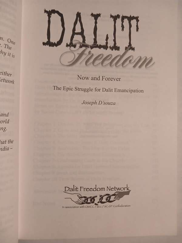 Dalit Freedom, Now and Forever by Joseph D'souza