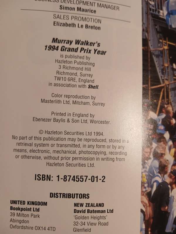 Murray Walker's 1994 Grand Prix Year
